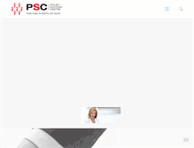 Tablet Screenshot of polishsuccesscentre.com
